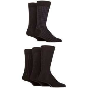 Mens 5 Pair SOCKSHOP Plain, Striped and Patterned Bamboo Socks Black / Dark Grey 7-11 - Black - Size: 7-11 Mens Mens 5 Pair SOCKSHOP Plain, Striped and Patterned Bamboo Socks Black / Dark Grey 7-11 - Black - Size: 7-11 Mens