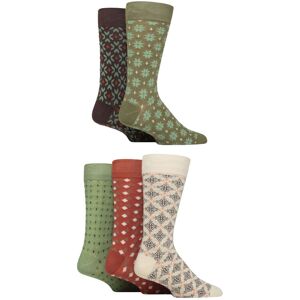 Mens 5 Pair SOCKSHOP Plain, Striped and Patterned Bamboo Socks Wild Terrain Suit 7-11 - Multi Coloured - Size: 7-11 Mens Mens 5 Pair SOCKSHOP Plain, Striped and Patterned Bamboo Socks Wild Terrain Suit 7-11 - Multi Coloured - Size: 7-11 Mens