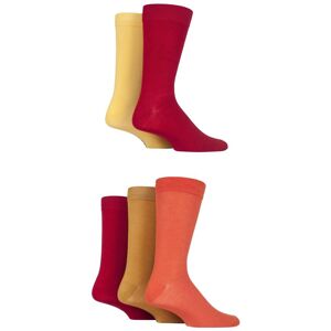 5 Pair Red Hot Plain Bamboo Socks Men's 7-11 Mens - SOCKSHOP - Multi Coloured - Size: 7-11 Mens 5 Pair Red Hot Plain Bamboo Socks Men's 7-11 Mens - SOCKSHOP - Multi Coloured - Size: 7-11 Mens