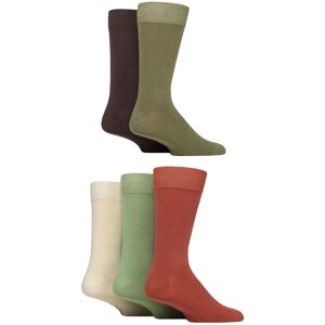 Mens 5 Pair SOCKSHOP Plain, Striped and Patterned Bamboo Socks Wild Terrain Plain 7-11 - Multi Coloured - Size: 7-11 Mens Mens 5 Pair SOCKSHOP Plain, Striped and Patterned Bamboo Socks Wild Terrain Plain 7-11 - Multi Coloured - Size: 7-11 Mens