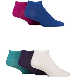 Mens 5 Pair SOCKSHOP Bamboo Striped and Plain Trainer Socks Jewels 7-11 - Multi Coloured - Size: 7-11 Mens Mens 5 Pair SOCKSHOP Bamboo Striped and Plain Trainer Socks Jewels 7-11 - Multi Coloured - Size: 7-11 Mens