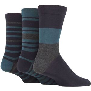 Mens 3 Pair SOCKSHOP Comfort Cuff Gentle Bamboo Striped Socks with Smooth Toe Seams Navy / Bottle Green 7-11 Mens - Green - Size: 7-11 Mens Mens 3 Pair SOCKSHOP Comfort Cuff Gentle Bamboo Striped Socks with Smooth Toe Seams Navy / Bottle Green 7-11 Mens - Green - Size: 7-11 Mens