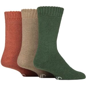 Mens 3 Pair SOCKSHOP Wool Blend Thermal Socks Forest / Sand / Ochre 6-11 - Assorted - Size: 6-11 Mens Mens 3 Pair SOCKSHOP Wool Blend Thermal Socks Forest / Sand / Ochre 6-11 - Assorted - Size: 6-11 Mens