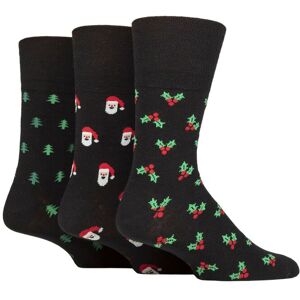 Mens 3 Pair SOCKSHOP Gentle Grip Cotton Christmas Socks Christmas Cheer 6-11 - Multi Coloured - Size: 6-11 Mens Mens 3 Pair SOCKSHOP Gentle Grip Cotton Christmas Socks Christmas Cheer 6-11 - Multi Coloured - Size: 6-11 Mens