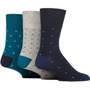 SockShop Mens 3 Pair Gentle Grip Cotton Argyle Patterned and Striped Socks Foundry Teal / Navy / Grey 6-11 - Multi Coloured - Size: 6-11 Mens SockShop Mens 3 Pair Gentle Grip Cotton Argyle Patterned and Striped Socks Foundry Teal / Navy / Grey 6-11 - Multi Coloured - Size: 6-11 Mens