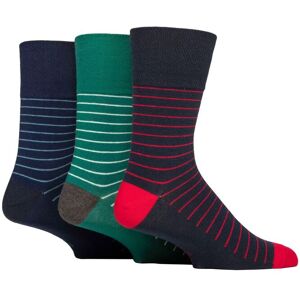 SockShop Mens 3 Pair Gentle Grip Cotton Argyle Patterned and Striped Socks Compass Blue / Navy / Grey 6-11 - Multi Coloured - Size: 6-11 Mens SockShop Mens 3 Pair Gentle Grip Cotton Argyle Patterned and Striped Socks Compass Blue / Navy / Grey 6-11 - Multi Coloured - Size: 6-11 Mens