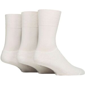 Mens 3 Pair SOCKSHOP Gentle Grip Cotton Cushioned Foot Sports Socks White 6-11 - White - Size: 6-11 Mens Mens 3 Pair SOCKSHOP Gentle Grip Cotton Cushioned Foot Sports Socks White 6-11 - White - Size: 6-11 Mens