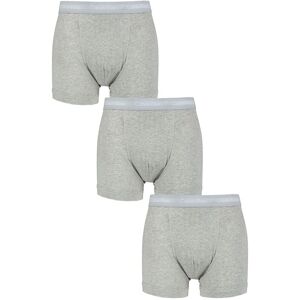 Mens 3 Pack Calvin Klein Cotton Stretch Trunks Grey Heather M - Grey - Size: Medium Mens 3 Pack Calvin Klein Cotton Stretch Trunks Grey Heather M - Grey - Size: Medium