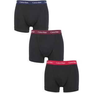 Mens 3 Pack Calvin Klein Cotton Stretch Trunks Navy / Lush Burgundy / Red Gala Extra Small - Black - Size: Extra Small Mens 3 Pack Calvin Klein Cotton Stretch Trunks Navy / Lush Burgundy / Red Gala Extra Small - Black - Size: Extra Small