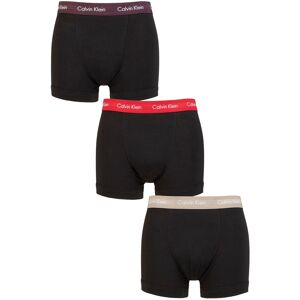 Mens 3 Pack Calvin Klein Cotton Stretch Trunks Plum / Berry / Grey L - Black - Size: Large Mens 3 Pack Calvin Klein Cotton Stretch Trunks Plum / Berry / Grey L - Black - Size: Large