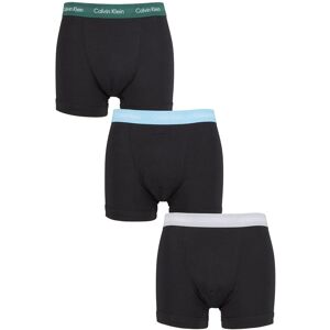 Mens 3 Pack Calvin Klein Cotton Stretch Trunks Jade / Sky High / Sleek Silver Extra Large 40-42 inch - Black - Size: Extra Large Mens 3 Pack Calvin Klein Cotton Stretch Trunks Jade / Sky High / Sleek Silver Extra Large 40-42 inch - Black - Size: Extra Large