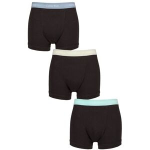 Mens 3 Pack Calvin Klein Cotton Stretch Trunks Faded Denim / Blue S - Assorted - Size: Small Mens 3 Pack Calvin Klein Cotton Stretch Trunks Faded Denim / Blue S - Assorted - Size: Small