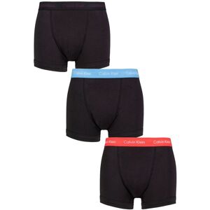 Mens 3 Pack Calvin Klein Cotton Stretch Trunks Purple / Blue Burst / Strawberry Field M - Black - Size: Medium Mens 3 Pack Calvin Klein Cotton Stretch Trunks Purple / Blue Burst / Strawberry Field M - Black - Size: Medium