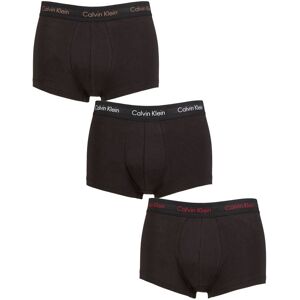 Mens 3 Pair Calvin Klein Low Rise Trunks Bright Camel / White / Red Carpet M - Black - Size: Medium Mens 3 Pair Calvin Klein Low Rise Trunks Bright Camel / White / Red Carpet M - Black - Size: Medium