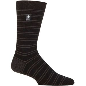 Mens 1 Pair SOCKSHOP Heat Holders 1.0 TOG Ultralite Striped, Argyle and Patterned Socks Orodover Stripe Black 6-11 - Black - Size: 6-11 Mens Mens 1 Pair SOCKSHOP Heat Holders 1.0 TOG Ultralite Striped, Argyle and Patterned Socks Orodover Stripe Black 6-11 - Black - Size: 6-11 Mens