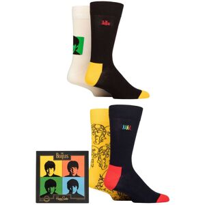 Mens and Women's 4 Pair Happy Socks Beatles Gift Boxed Socks Multi 4-7 Unisex - Multi Coloured - Size: 4-7 Unisex Mens and Women's 4 Pair Happy Socks Beatles Gift Boxed Socks Multi 4-7 Unisex - Multi Coloured - Size: 4-7 Unisex