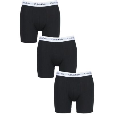 3 Pack Black Cotton Stretch Longer Leg Boxer Brief Shorts Men's Extra Large - Calvin Klein - Black - Size: Extra Large 3 Pack Black Cotton Stretch Longer Leg Boxer Brief Shorts Men's Extra Large - Calvin Klein - Black - Size: Extra Large