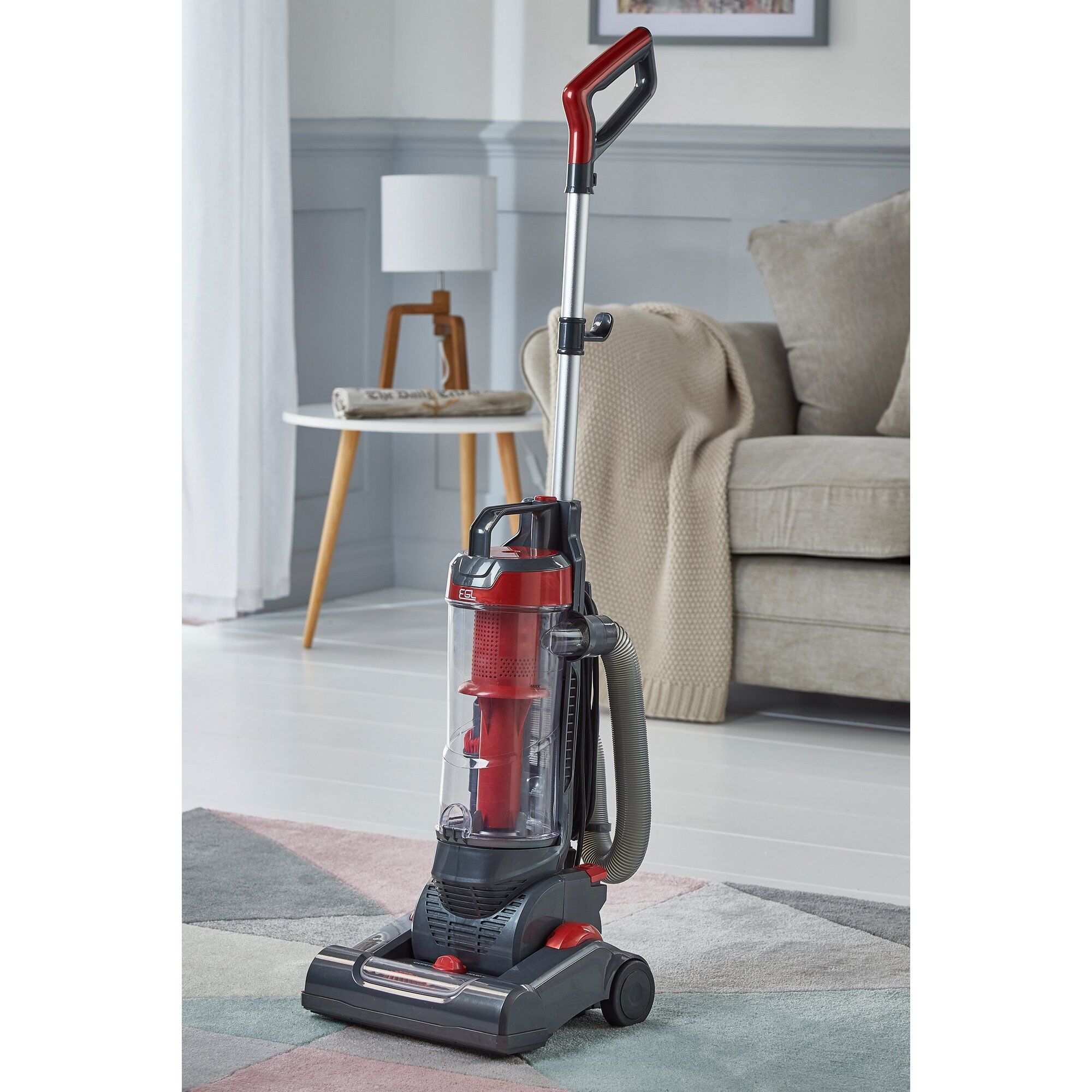 EGL Upright Vacuum Cleaner  - Red
