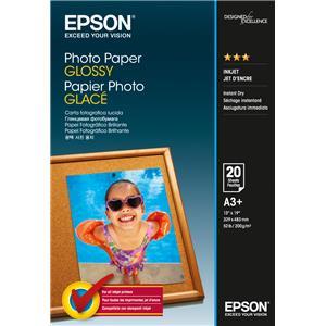 Original Epson (A3+) Glossy Photo Paper 20 sheets Original Epson (A3+) Glossy Photo Paper 20 sheets