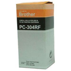 Original Brother PC304RF Fax Thermal Ribbon Refills x4