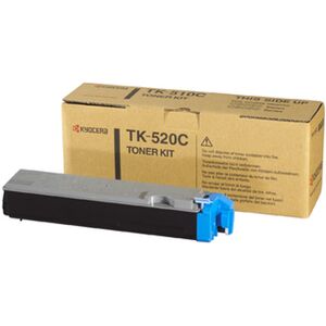 Original Kyocera TK-520C Cyan Toner Cartridge Original Kyocera TK-520C Cyan Toner Cartridge
