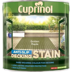 Cuprinol Anti Slip Decking Stain Golden Maple 2.5l