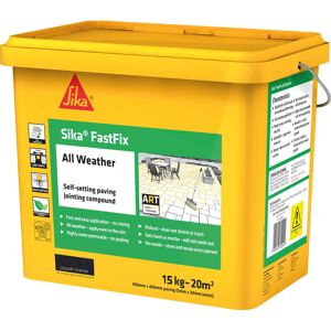 Everbuild Sika Fastfix All Weather Patio Jointing Compound Charcoal 15 Kg