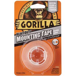 Gorilla Glue Heavy-Duty Double SidedTape Clear 25mm 1.5m