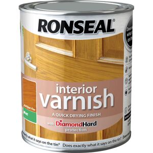 Ronseal Interior Matt Quick Dry Varnish Antique Pine 250ml