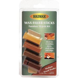 Briwax Wax Filler Sticks Furniture Repair Kit Medium Wood