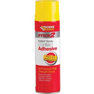 Everbuild Stick 2 Spray Contact Adhesive 500ml Everbuild Stick 2 Spray Contact Adhesive 500ml