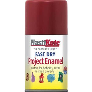 Plastikote Dry Enamel Aerosol Spray Paint Red 100ml Plastikote Dry Enamel Aerosol Spray Paint Red 100ml
