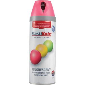 Plastikote Twist and Spray Fluorescent Aerosol Spray Paint Pink 400ml Plastikote Twist and Spray Fluorescent Aerosol Spray Paint Pink 400ml