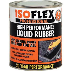 Ronseal Isoflex Liquid Rubber Black 2.1L - Roof Coating Ronseal Isoflex Liquid Rubber Black 2.1L - Roof Coating