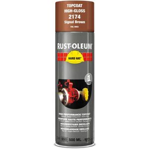 Rust Oleum Hard Hat Metal Spray Paint Signal Brown 500ml Rust Oleum Hard Hat Metal Spray Paint Signal Brown 500ml