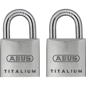 Abus 64TI Series Titalium Padlock Pack of 2 Keyed Alike 20mm Standard Abus 64TI Series Titalium Padlock Pack of 2 Keyed Alike 20mm Standard