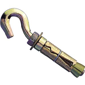 RawlPlug Steel M8 Wall Anchor - Hook Bolt 98mm RawlPlug Steel M8 Wall Anchor - Hook Bolt 98mm
