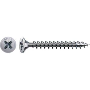 Spax S Self Countersinking Pozi Wood Screws Wirox 5mm 60mm Pack of 100 Spax S Self Countersinking Pozi Wood Screws Wirox 5mm 60mm Pack of 100