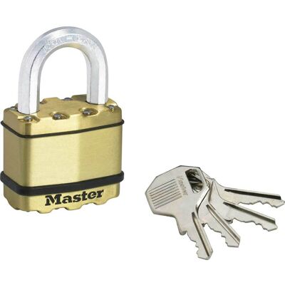 Masterlock Excell Brass Finish Padlock 50mm Standard Masterlock Excell Brass Finish Padlock 50mm Standard