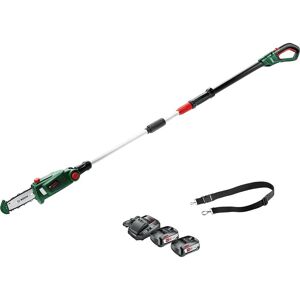 Bosch Home and Garden Bosch UNIVERSALCHAINPOLE P4A 18v Cordless Telescopic Pole Tree Pruner 200mm 2 x 2.5ah Li-ion Battery Charger Bosch Home and Garden Bosch UNIVERSALCHAINPOLE P4A 18v Cordless Telescopic Pole Tree Pruner 200mm 2 x 2.5ah Li-ion Battery Charger