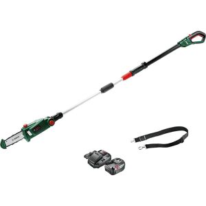 Bosch Home and Garden Bosch UNIVERSALCHAINPOLE P4A 18v Cordless Telescopic Pole Tree Pruner 200mm 1 x 6ah Li-ion Battery Charger Bosch Home and Garden Bosch UNIVERSALCHAINPOLE P4A 18v Cordless Telescopic Pole Tree Pruner 200mm 1 x 6ah Li-ion Battery Charger