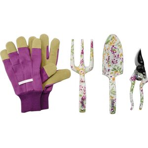 Draper 4 Piece Floral Pattern Garden Tool Set Draper 4 Piece Floral Pattern Garden Tool Set
