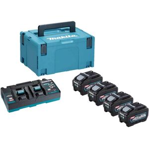 Makita 191U47-2 40v Max XGT Cordless 4 Battery 5ah and 110v Charger Kit 5ah Makita 191U47-2 40v Max XGT Cordless 4 Battery 5ah and 110v Charger Kit 5ah