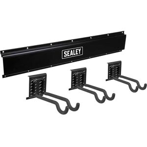 Sealey APH Wall Mount Storage Rail and Sports Equipment Hooks Kit Sealey APH Wall Mount Storage Rail and Sports Equipment Hooks Kit