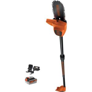 Black and Decker GPC1820L 18v Cordless Pole Tree Pruner 1 x 4ah Li-ion Battery Charger Black and Decker GPC1820L 18v Cordless Pole Tree Pruner 1 x 4ah Li-ion Battery Charger