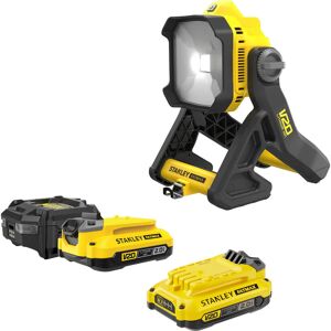 Stanley Fatmax V20 SFMCL030 18v Cordless Area Work Light 2 x 2ah Li-ion Charger No Case Stanley Fatmax V20 SFMCL030 18v Cordless Area Work Light 2 x 2ah Li-ion Charger No Case