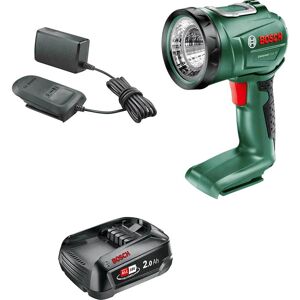 Bosch Home and Garden Bosch UNIVERSALLAMP P4A 18v Cordless Worklight 1 x 2ah Li-ion Battery Charger No Case Bosch Home and Garden Bosch UNIVERSALLAMP P4A 18v Cordless Worklight 1 x 2ah Li-ion Battery Charger No Case