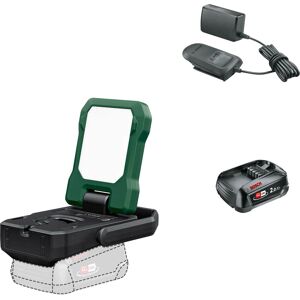 Bosch Home and Garden Bosch EASYSPOTLIGHT 18V-400 P4A 18v Cordless LED Work Light 1 x 2ah Li-ion Charger No Case Bosch Home and Garden Bosch EASYSPOTLIGHT 18V-400 P4A 18v Cordless LED Work Light 1 x 2ah Li-ion Charger No Case