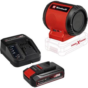 Einhell TC-SR 18 Li BT 18v Cordless Speaker 1 x 2.5ah Li-ion Battery Charger No Case Einhell TC-SR 18 Li BT 18v Cordless Speaker 1 x 2.5ah Li-ion Battery Charger No Case