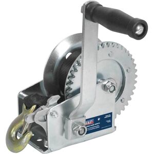 Sealey Hardened Steel Geared Hand Winch with Webbing Strap 540Kg Sealey Hardened Steel Geared Hand Winch with Webbing Strap 540Kg